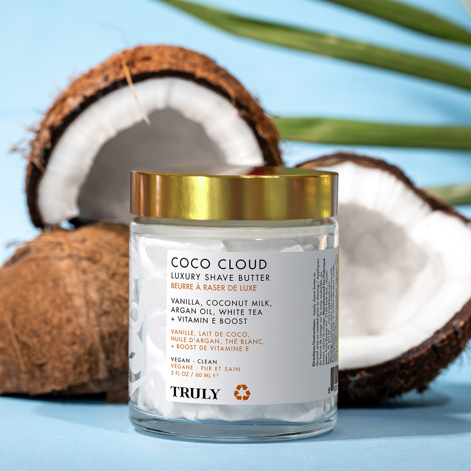 COCO CLOUD: CREMA CORPORAL DE AFEITAR JUMBO (CREMA CORPORAL PARA DEPILADO)